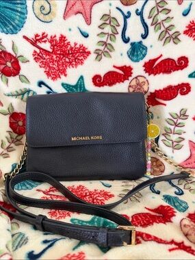 Michael Kors Bedford Pebbled Leather Crossbody Bag